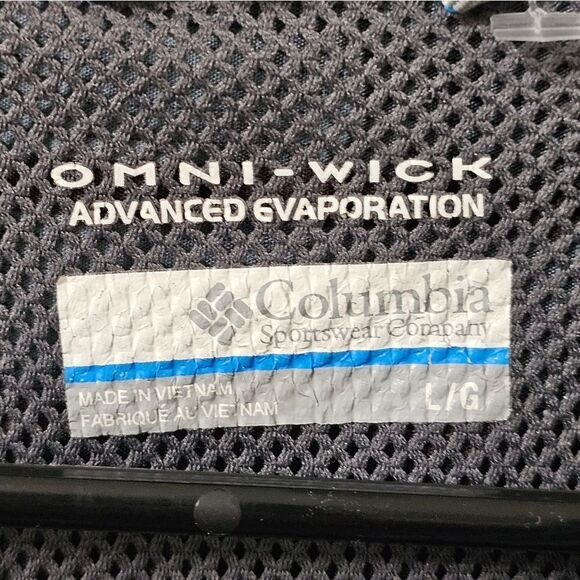 Columbia omni wick, plaid, button down shirt sz large, excellent condition - Picture 3 of 4